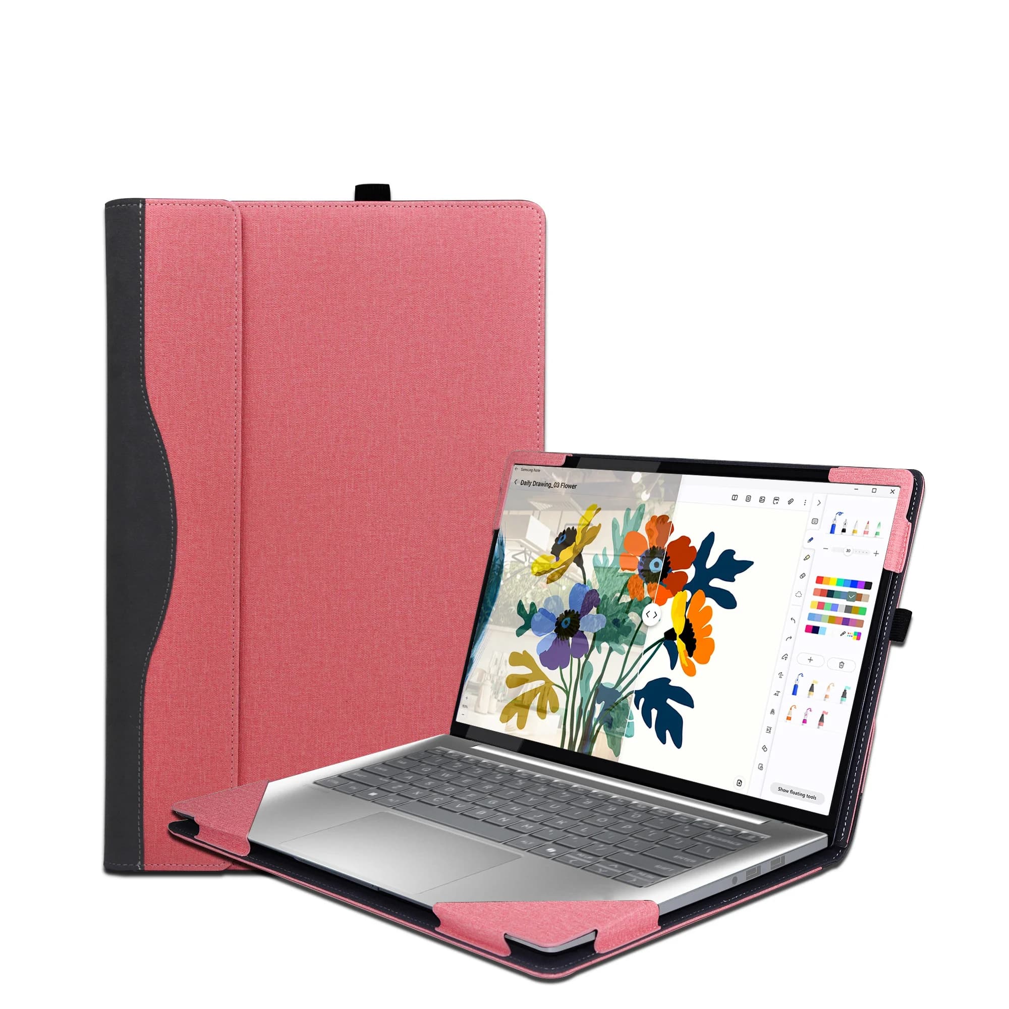 Laptop Case For Samsung Galaxy Book3 4 5 Pro / Book4 Edge 14" 2-in-1 convenient installation and disassembly of protective shell