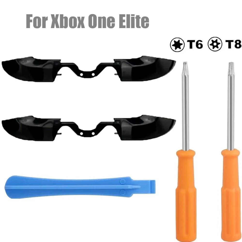 WISDUM Kit di Modifica Pulsanti RB LB per Controller Xbox 360 e Xbox One Series Elite, Accessori per Pulsanti Destro e Sinistro