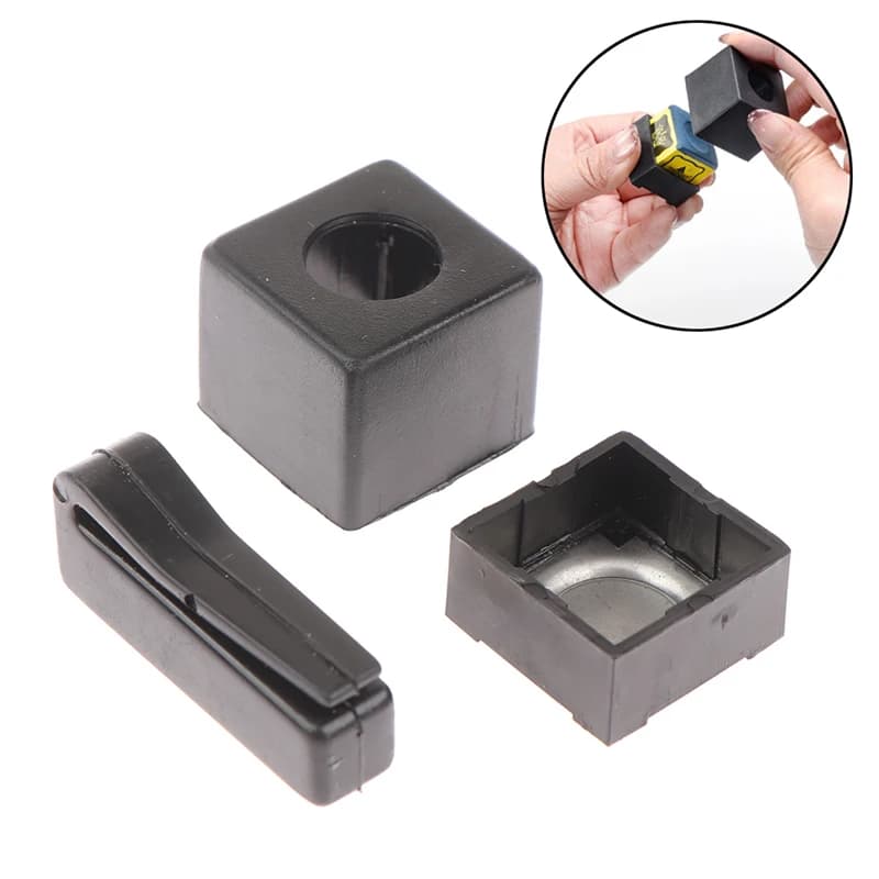 NUOVO Porta gesso magnetico per stecca da biliardo da biliardo con clip da cintura Accessori da biliardo adatti per gesso standard