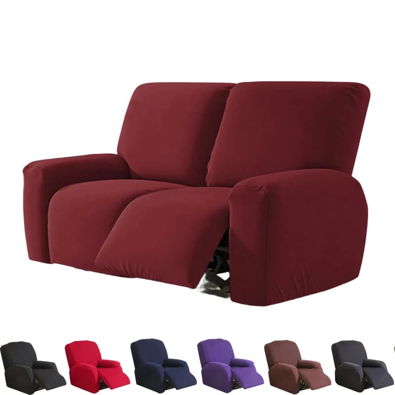 1/2/3 seatsolid Recliner Cover stretch Couch Cover for Recliner Sofa chair Cover for Kids, Pets, Dog and Cat