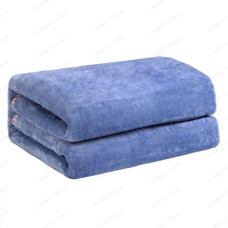 220V Electric Blanket Intelligent Switch Thicken Security Heating Pad Thermostat Blankets Body Warm Electric Flannel Mattress65W