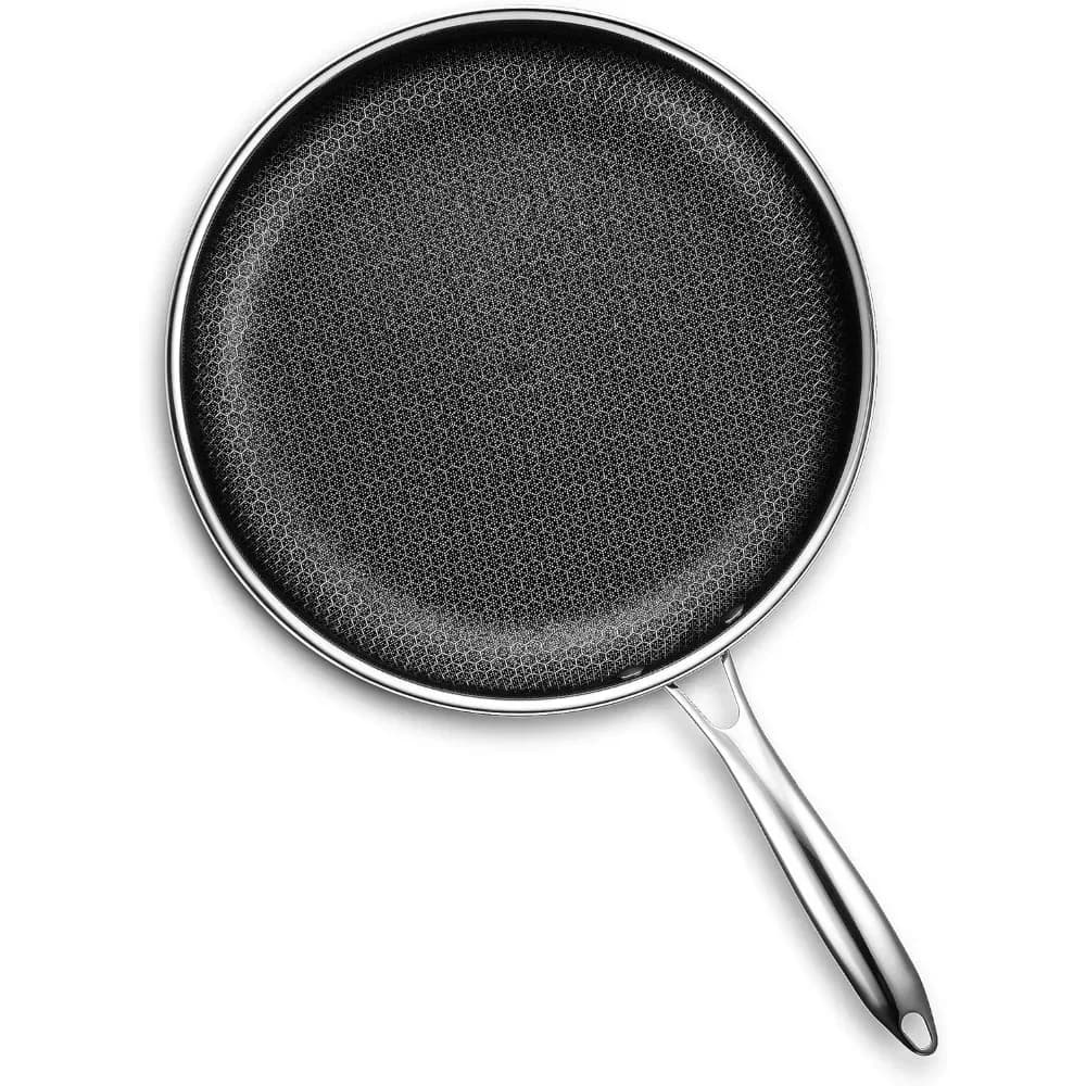 Per padella antiaderente, 12 pollici, manico stay-cool, lavabile in lavastoviglie e forno, pronta a induzione, compatibile con tutte le piani cottura