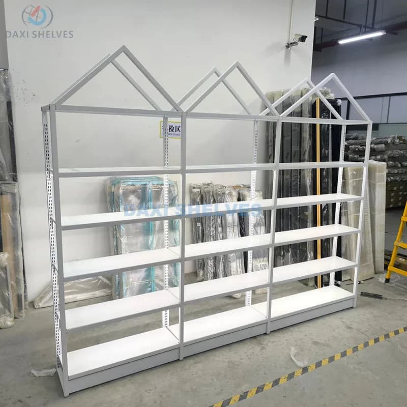 Scaffali Personalizzabili per Negozi di Abbigliamento, Espositori per Borse e Scarpe con LED