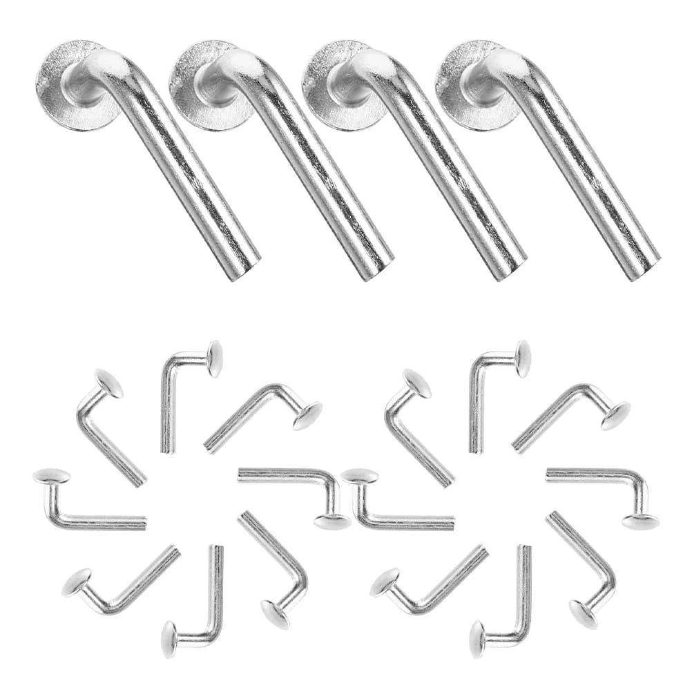 50pcs Galvanized Drop Pin For Pallet Rack Safety Bolt Heavy Duty Set Screw Industrial Warehouse Shelving Fastening Tool