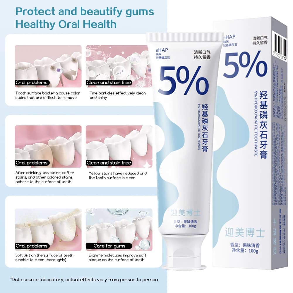 Toothpaste for oral hygiene for women and men