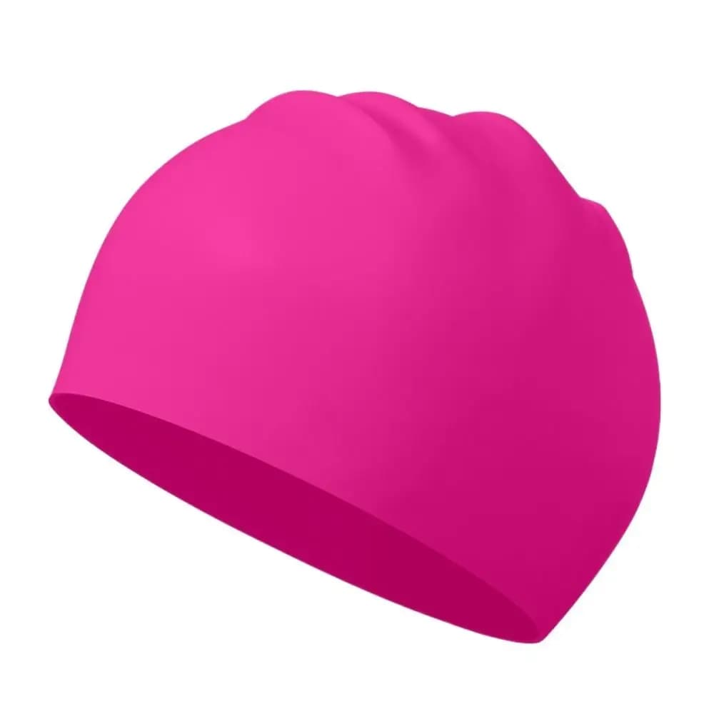 Swimming Equipment Waterproof Solid Color Silicone Swimming Caps High Elastic Diving Hat Long Hair Large Swim Caps Bathing Caps