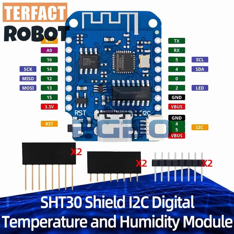 for WEMOS D1 Mini V4.0.0 TYPE-C USB WIFI Internet of Things Board based ESP8266 4MB MicroPython Nodemcu for Arduino Compatible