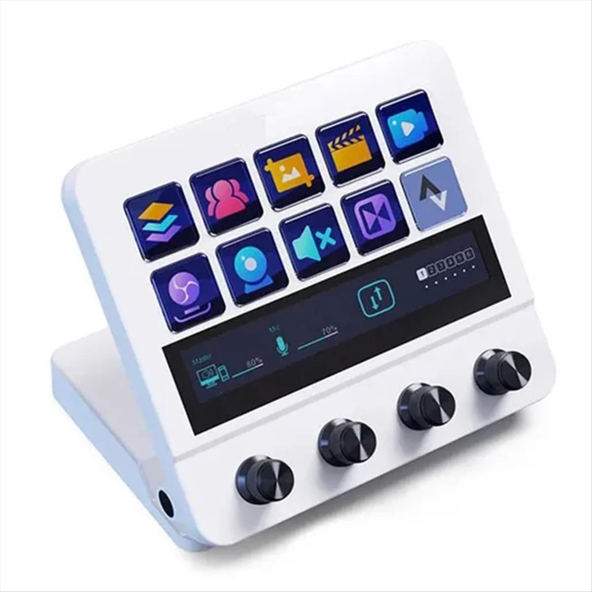 Supporto per ponte Mbox N4 Stream - Touch Strip 10 - Tastiera in bianco -Y18A