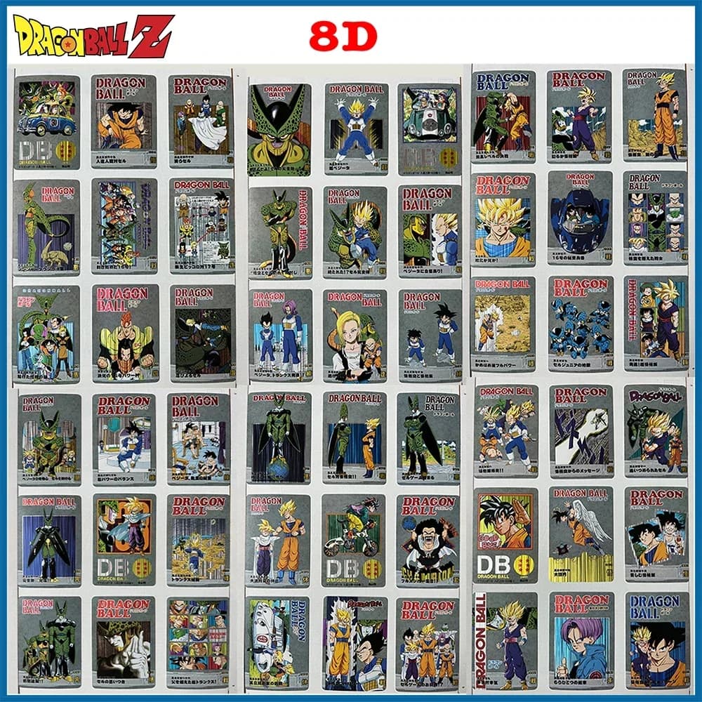 54 Pz/set Anime Dragon Ball FAI DA TE ACG Son Goku Bejita Yonsei Gioco Giocattoli Carte Da Collezione Regali Di Compleanno Di Natale Giochi Da Tavolo