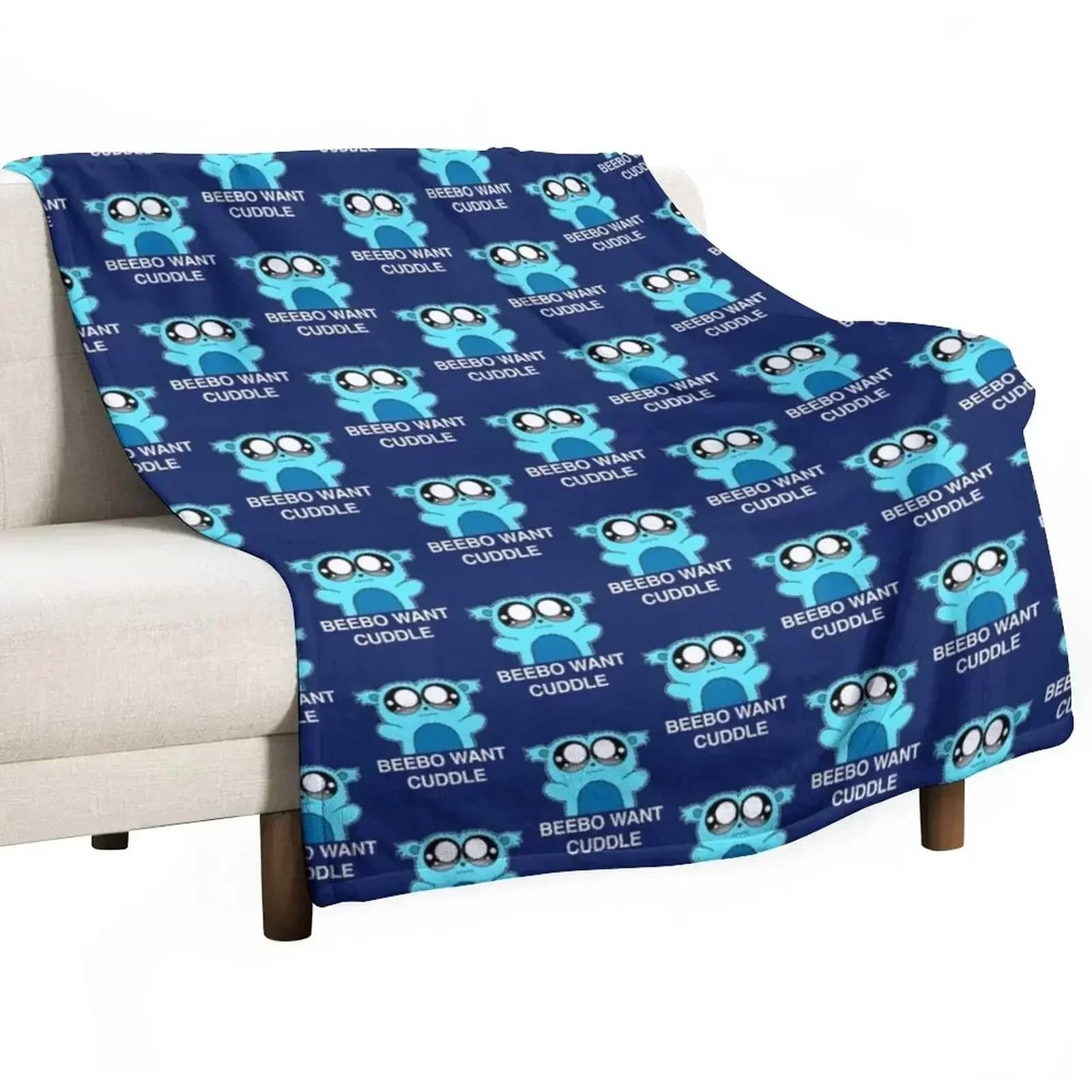 Beebo Want Cuddle Throw Blanket decorative Heavy Sleeping Bag Flannel Plush Kid'S Blankets