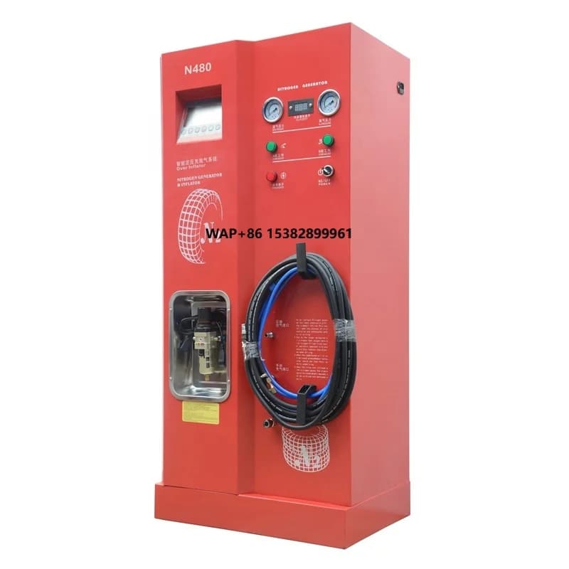 N480 Gonfiatore Automatico di Pneumatici per Auto con Azoto, Componente Motore 220V per Prestazioni Ottimali