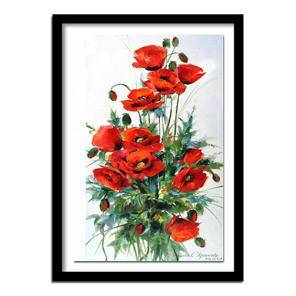GOANG New 5D DIY Diamond Painting Crystal Diamond flower Cross Stitch square Drill Full Diamond Embroidery home Decor