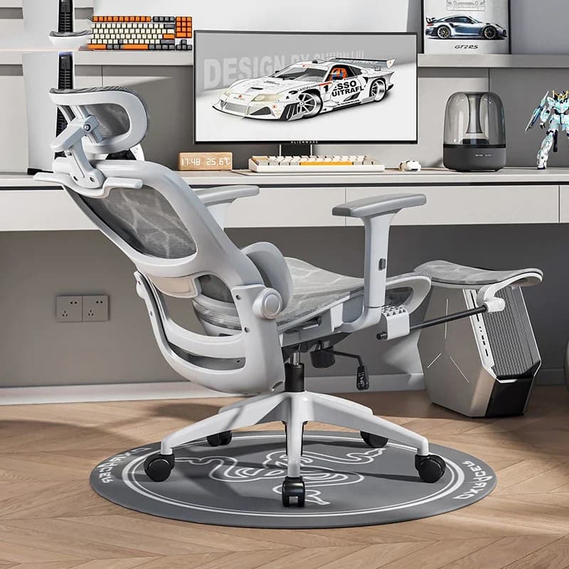 Sedie da ufficio ergonomiche per computer Design di supporto per la schiena Sedie da ufficio da pavimento Disain Mobili girevoli di lusso Cadeiras De Escritorios
