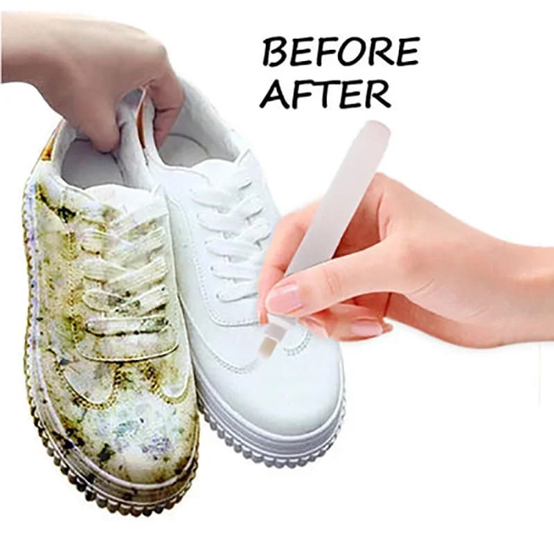 1 piece sneaker pen kit, black pen and white transparent antioxidant pen, waterproof color repair for shoe stains