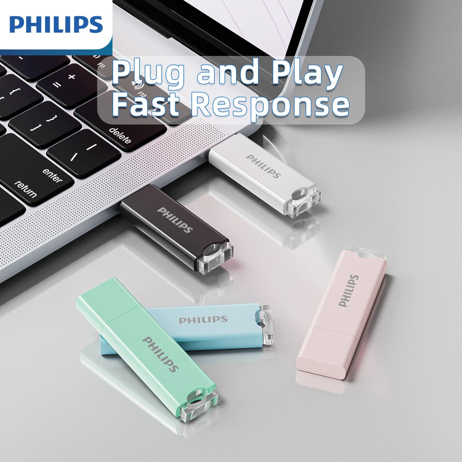 PHILIPS USB2.0 chiavetta USB 8GB 16GB 32GB 64GB chiavetta USB Pen Drive memoria esterna ad alta velocità chiavetta USB