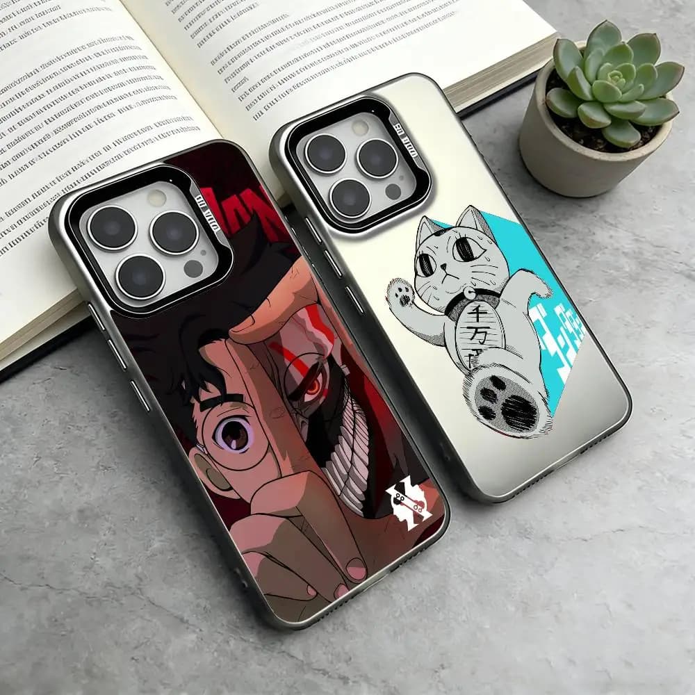 DAN DA DAN Momo Ayase Phone Case For iPhone 17,16,15,14,13,12,11 Plus,Pro Max,XS,Colorful Silver Black Cover Gift