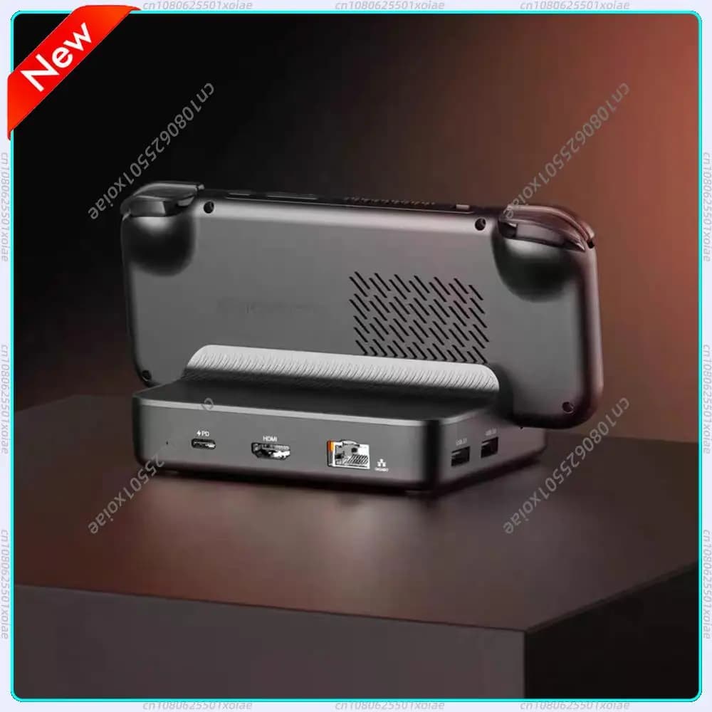 Docking Station 7-in-1 per Retroid Pocket 5, Dock di Ricarica USB-C con Ricarica PD, HDMI, 3 Porte USB 3.0, 2 Porte USB 2.0