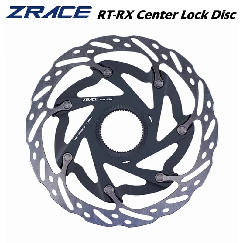 ZRACE RT-RX Disc Roll with Central Lock, Ultralight Floating Rotor with Strong Heat Sink 140mm 160mm Street Disc Brake