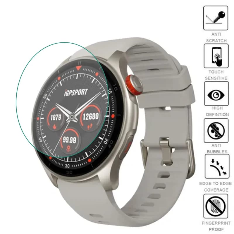 5 pezzi TPU morbido Smartwatch trasparente pellicola protettiva per iGPSPORT LW10 Smart Watch Display protezione schermo accessori copertura