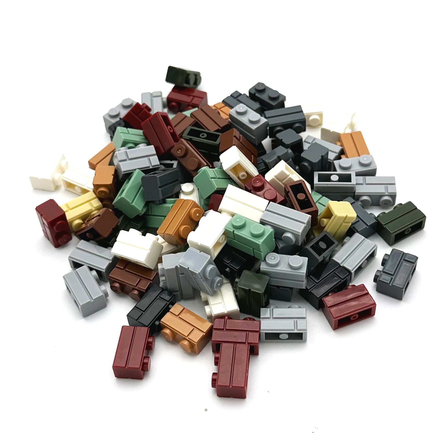 400 pezzi fai da te Building Blocks figure da parete mattoni 1x2 punti giocattoli creativi educativi per bambini taglia compatibile con 98283