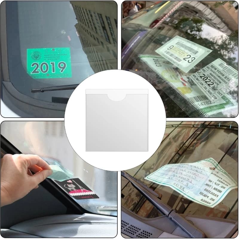 Titolare del permesso G8te per autori autori parcheggio quadrato per auto per i permessi badge tickers e note appunti