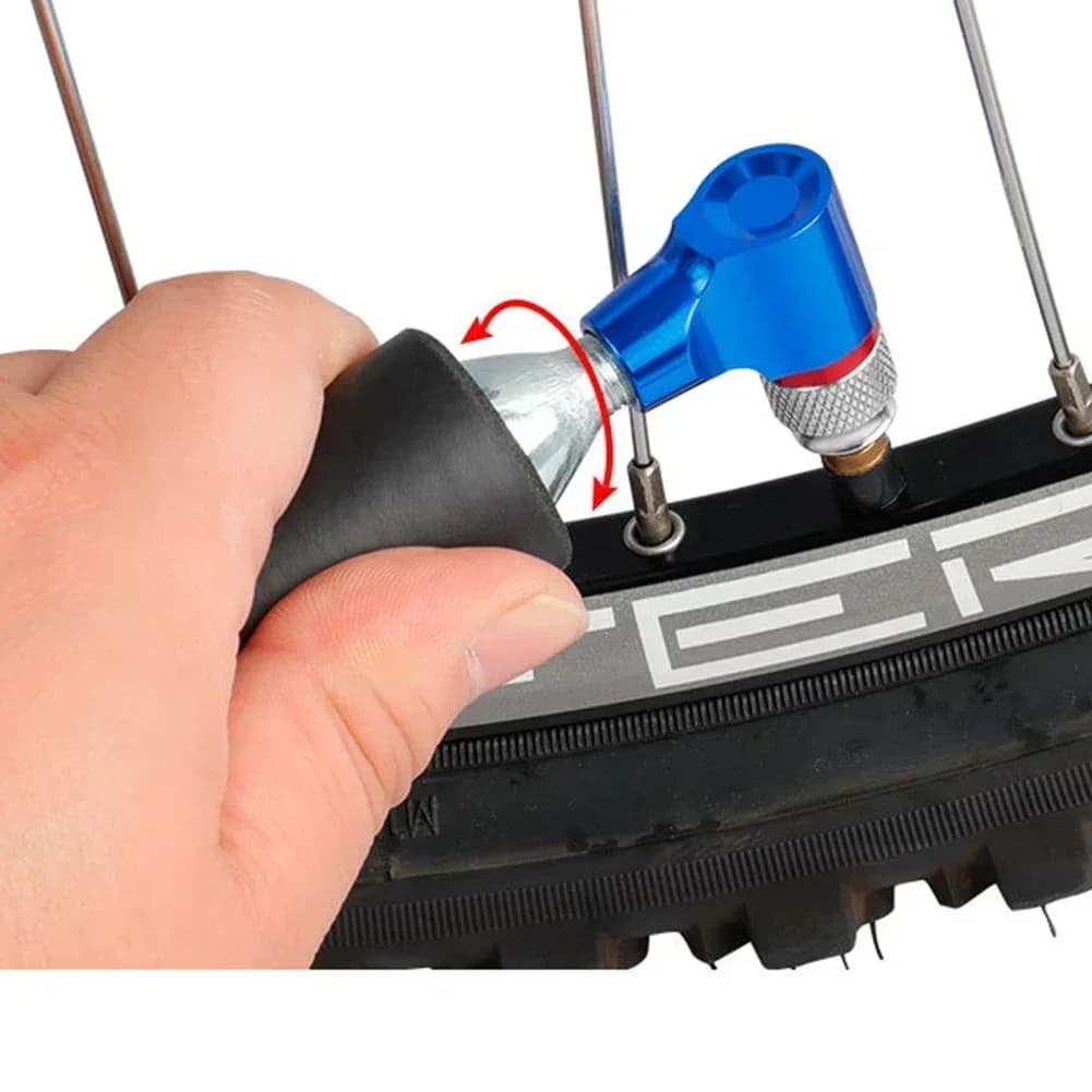 2 pezzi cartuccia di CO2 capsula copertura pompa bombola di gas custodia protettiva per 12g/16g CO2 gonfiatore pompa bici accessori ciclismo