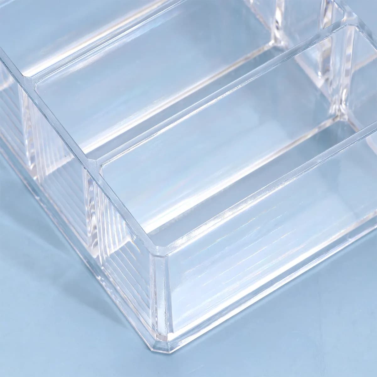 1-piece umbrella box, transparent acrylic organizer, detachable shelf, multifunctional home holder