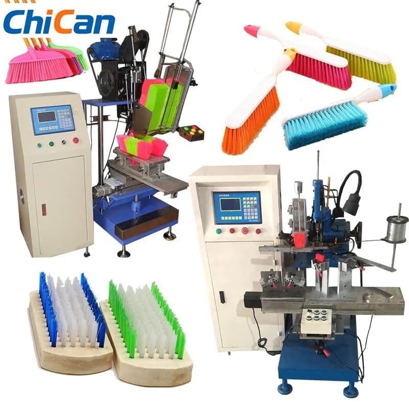 【Smart】Automatic Brush Broom Mop Making Machine Industrial Shoe Brushes Cutter Making Machines
