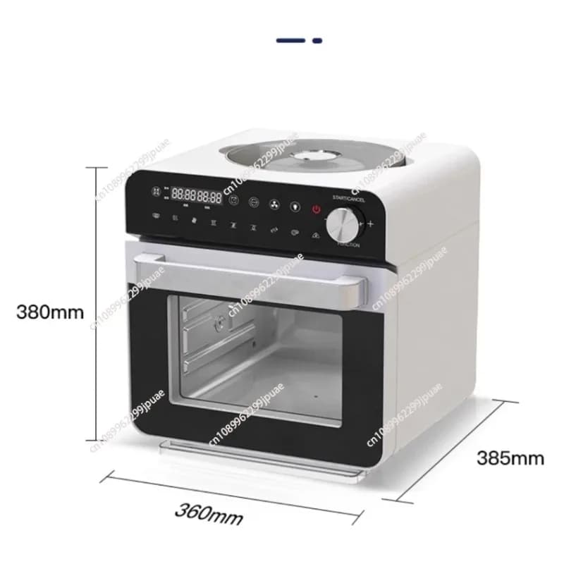 14L All-in-One Multifunctional Steam Oven Household Electric Air Fryer Small Steaming Baking Frying Kitchen Oven