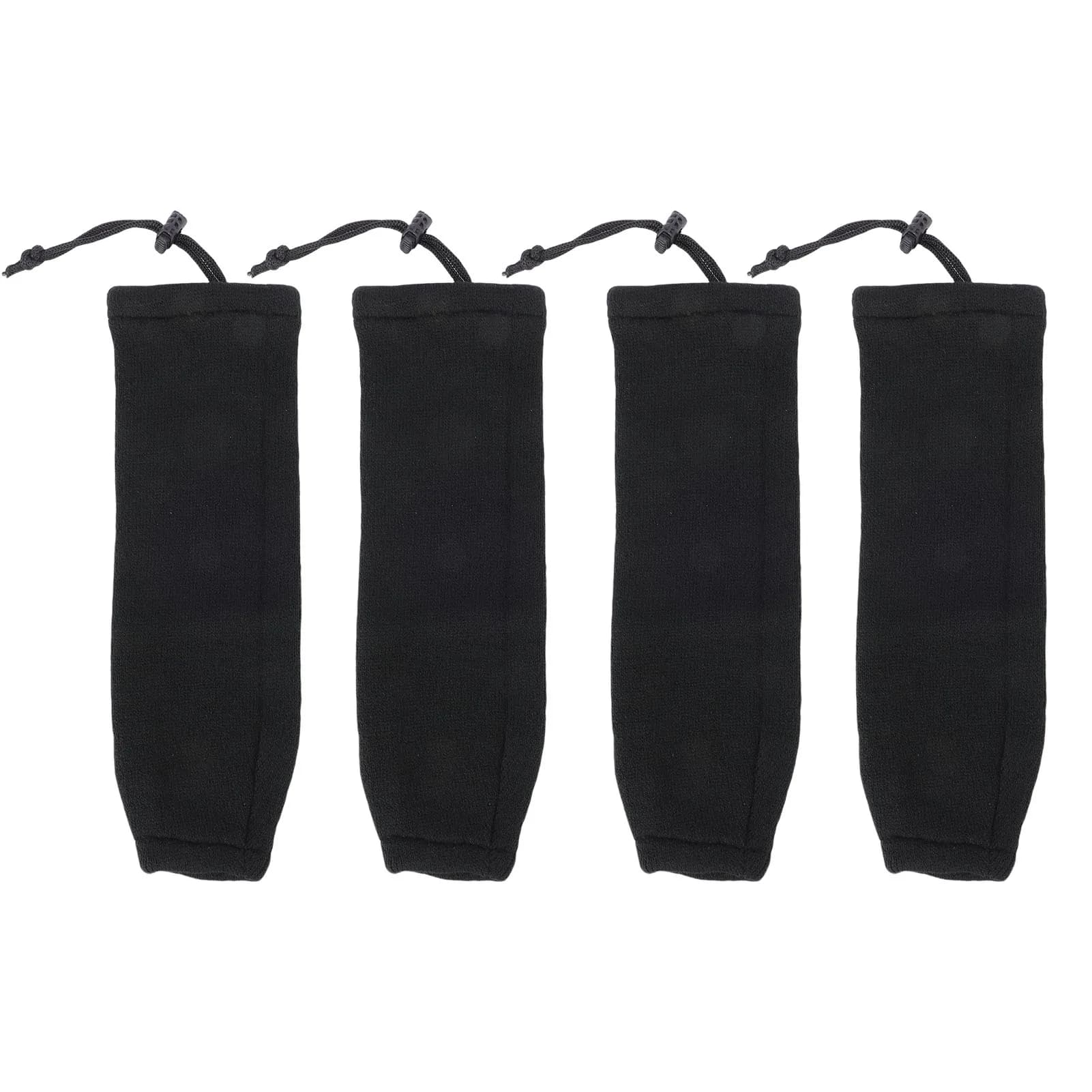 Coperture per Parabordi Nautici 15 x 51 cm per Tubi a Doppio Occhiello, Nere, in Maglia Elastica, Protezione Robusta, Manicotti per Parabordi Marini