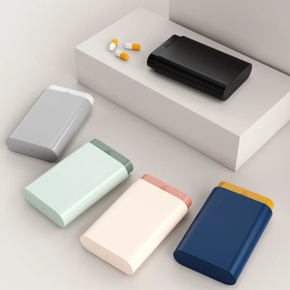 New Hot Premuim Mini Portable Travel Pill Cases Box 7 Days 6 Grids Container Organizer Storage Tablet Medicine Vitamin FishOils