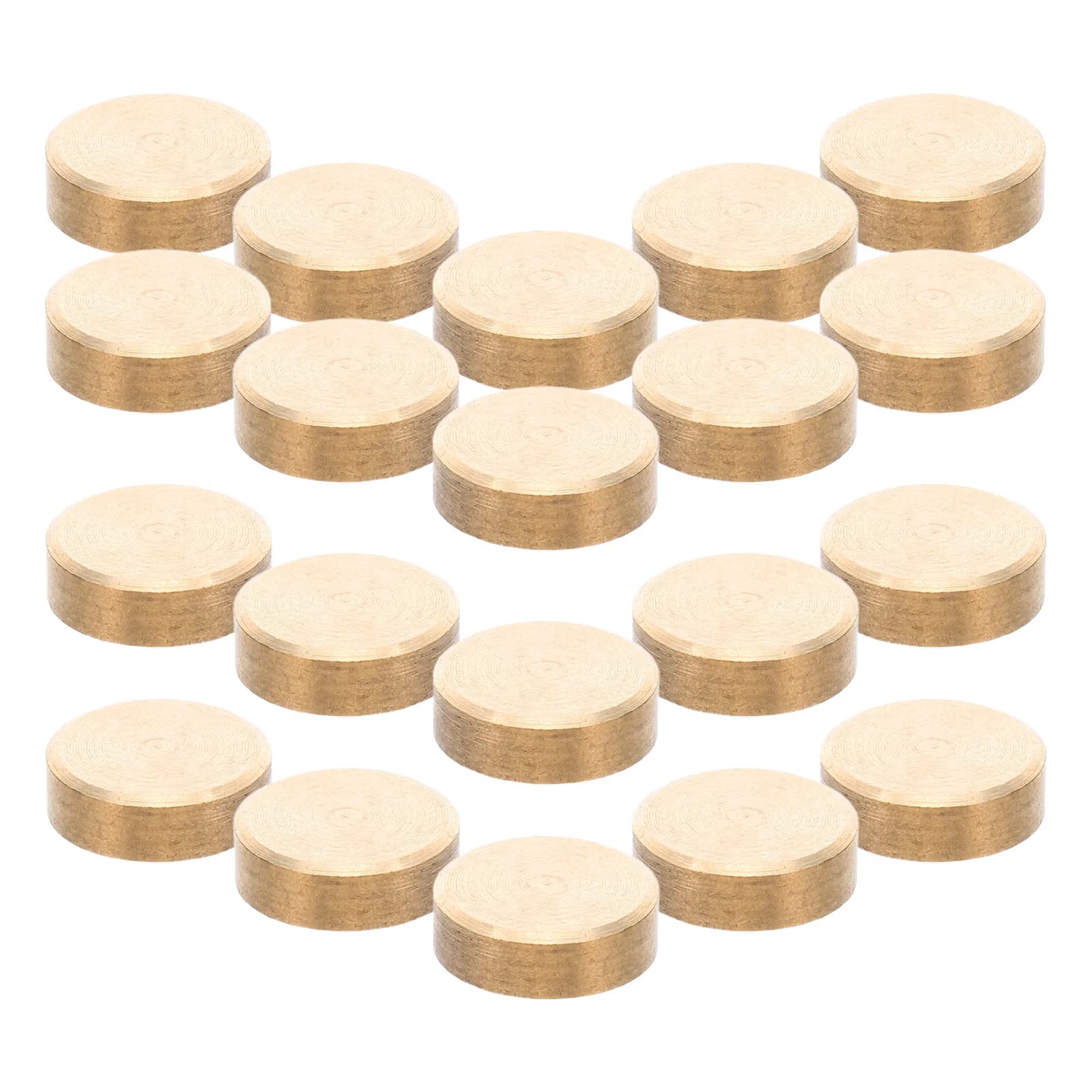 20Pcs DIY Silent Clock Kit Modern Wall Clock Numerals Brass Dots Replacement Parts for Office Living Room Bedroom Kitchen