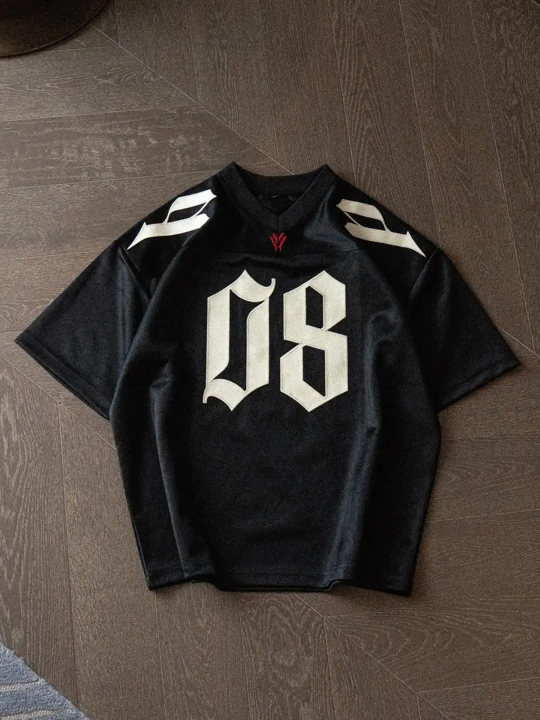 T-shirt in cotone Y2K Harajuku Fashion Ventilate Jersey Streetwear Retro Popolare Hip Hop Casual Camicia sportiva a maniche corte Canotte