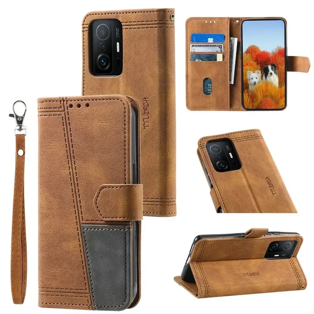 Per Xiaomi 15T Pro 14T 13T 11T 12T 14 Ultra 5G Custodia in pelle di lusso Proteggi RFID Etui Redmi Note 13 Pro Plus 12 Mi 15 T Libro Capa