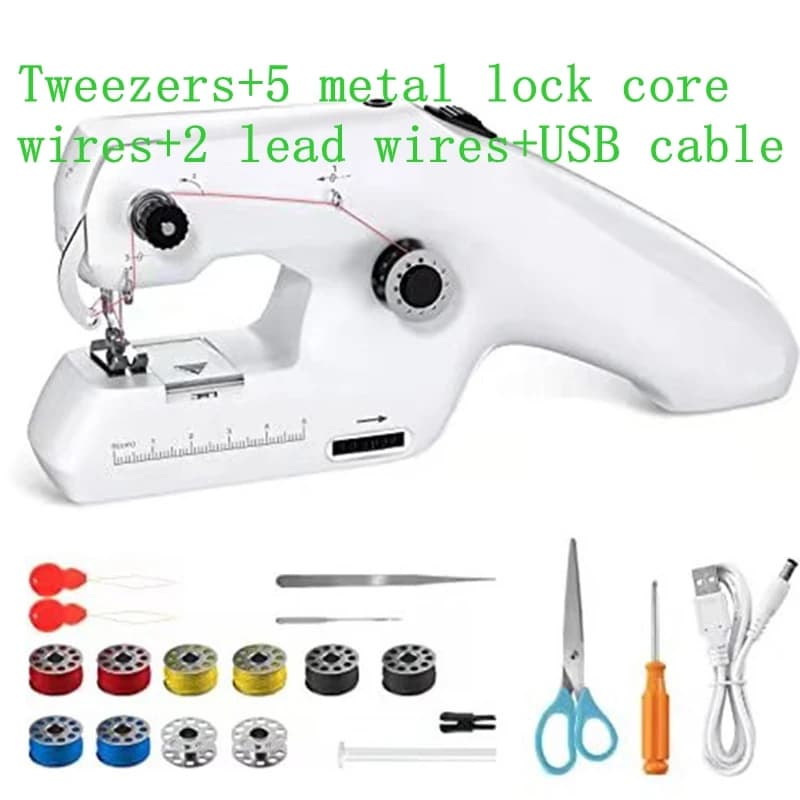 Home mini sewing machine sewing kit ZDML-6 handheld electric sewing machine portable lockstitch electric sewing machine