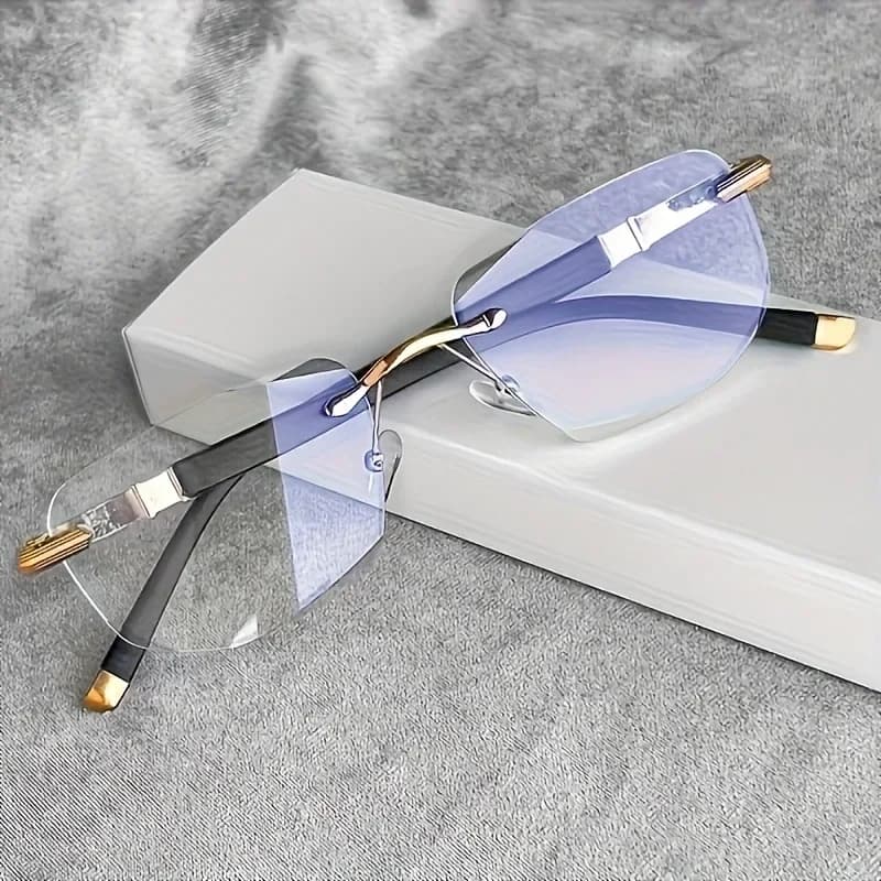 1 paio di occhiali piatti decorativi alla moda, unisex - allevia l'affaticamento degli occhi. Occhiali eleganti, adatti per l'ufficioFFF