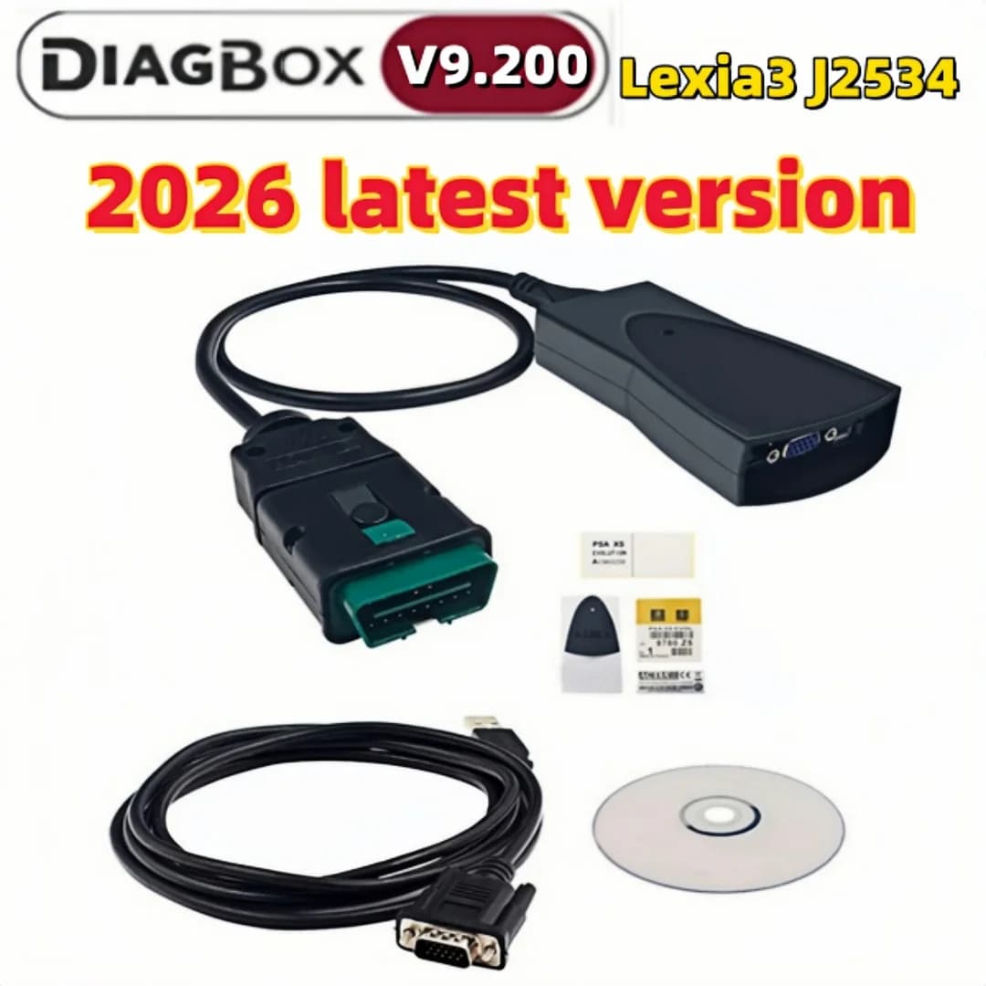 2026 Golden Lexia 3 j2534 PP2000 Ultima Versione Diagbox V9.200 Scanner OBD2 Lexia3 per Citroen/Peugeot Sostituzione Cavo Diagnostico