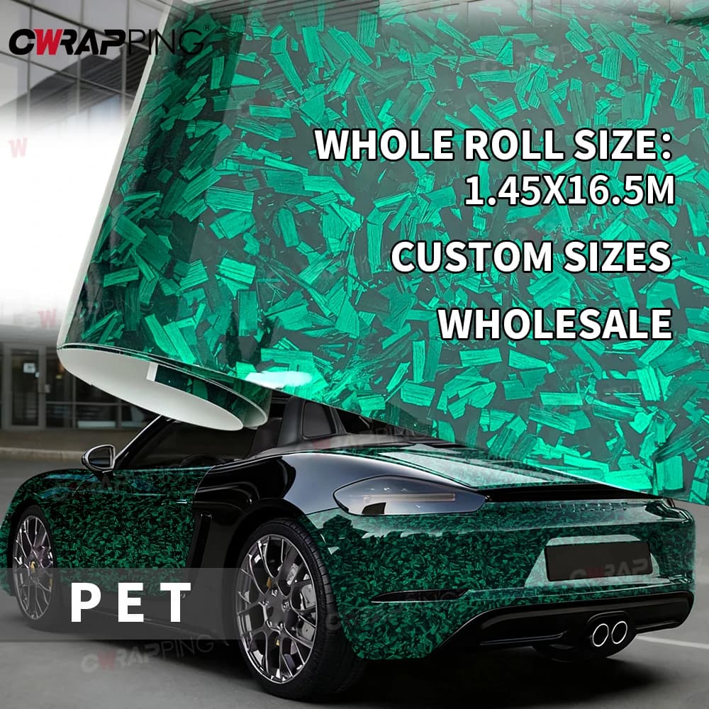 Pellicola Adesiva per Wrapping 50/100/145cm, Adesivo Vinilico per Auto e Moto, Impermeabile, Rivestimento in Fibra di Carbonio con Rilascio d'Aria