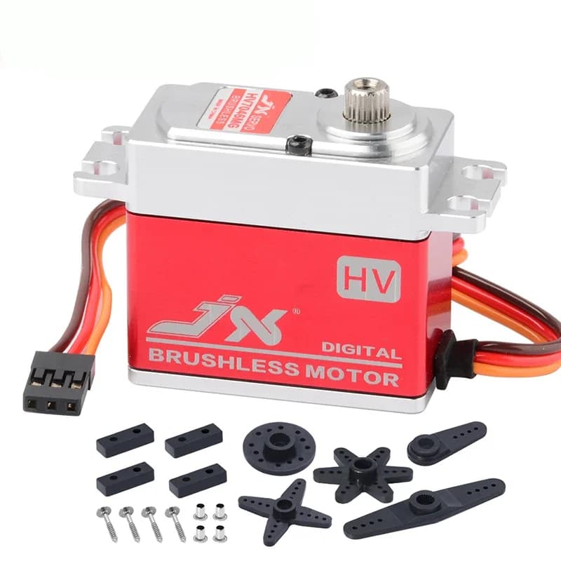 JX Servo BLS-HV7032/7046MG Motore Brushless Grande Torsione Full Metal CNC HV Servo Digitale Per RC Auto Elicottero Drone Aereo Parte