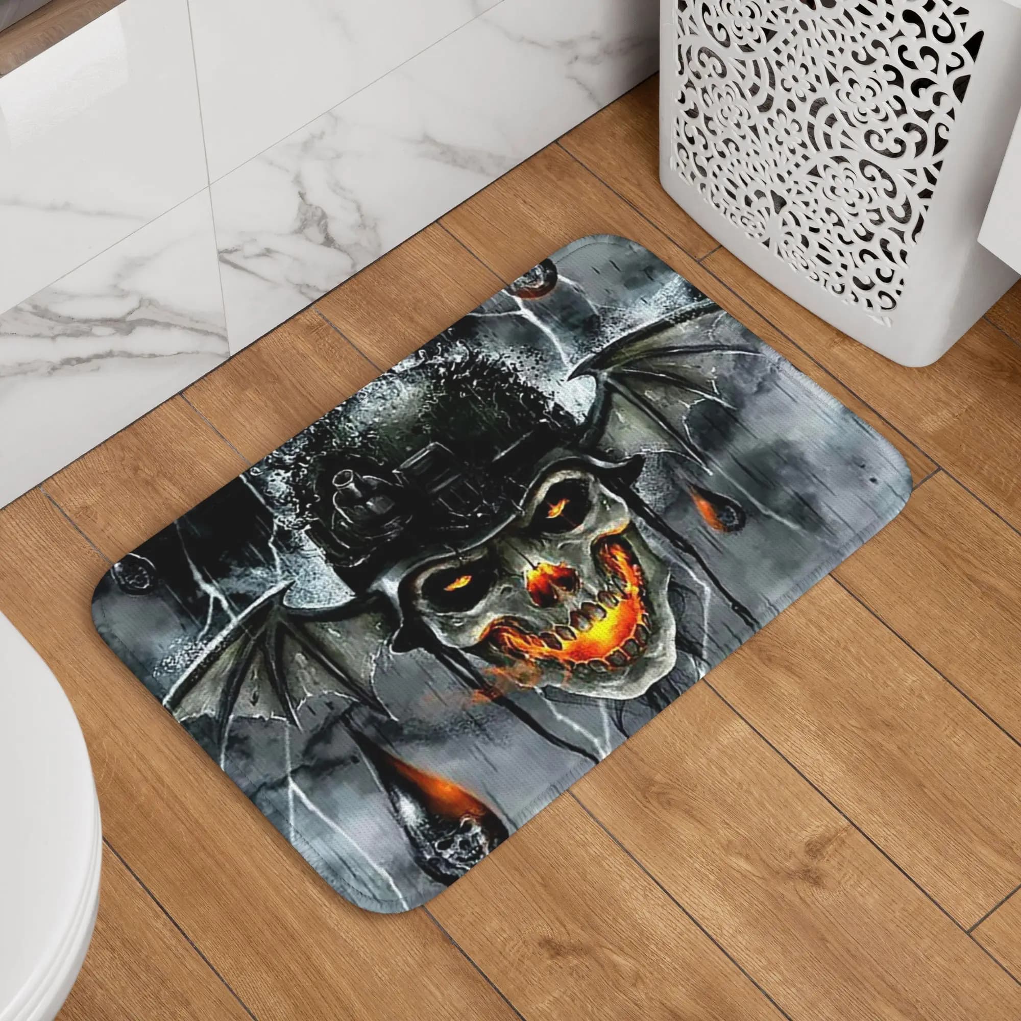 Tappetino per porta Avenged Sevenfold Metal Music Band, tappeto impermeabile e resistente all'olio, tappetino per cucina, ingresso, casa, tappetino per bagno