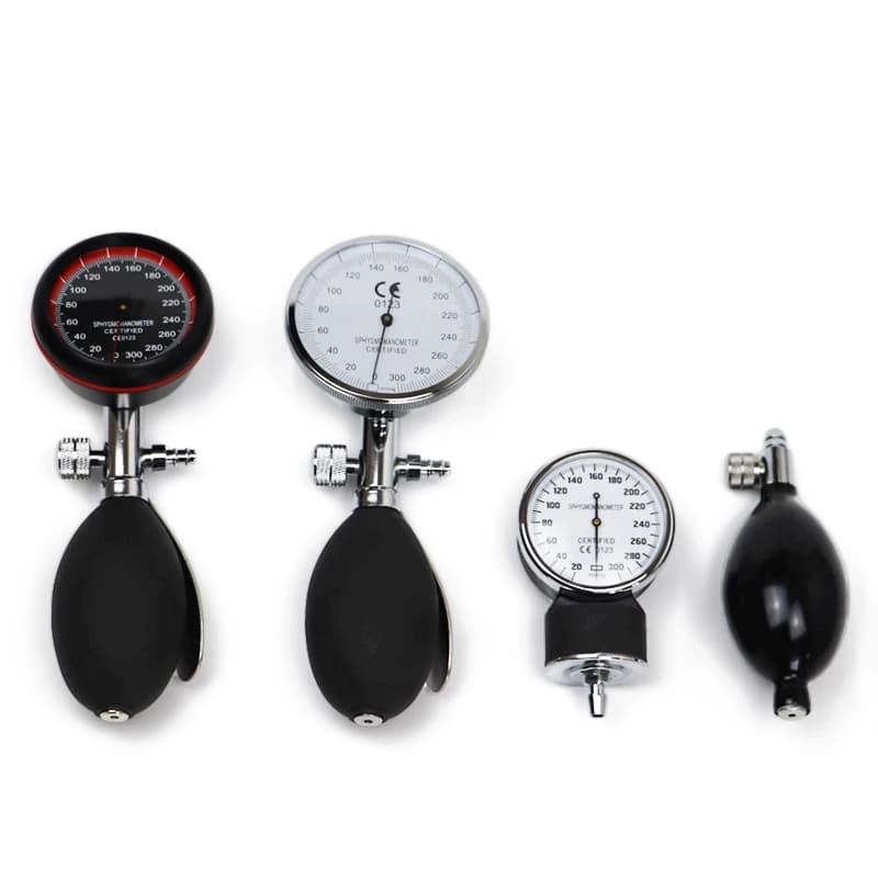 Replacement of medical arterial pressure meter inflator bulb for aeroid cuff arm meter BP