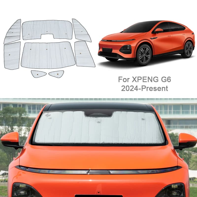 Per XPENG G6 2024-Present parasole per Auto copertura di protezione UV tenda per finestra laterale Auto parasole visiera tappetino accessori per parabrezza