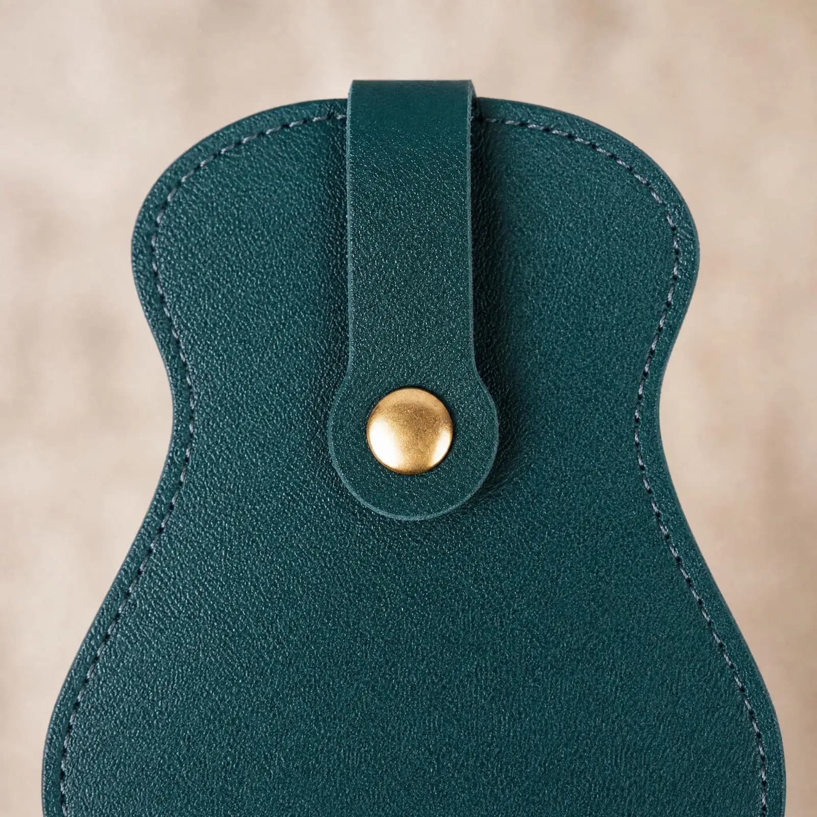 Pick Storage Pouch Portable Guitar Accessory Holder Snap Closure Plastic Plectrum Case for Electric Acoustic Bass Guitar Player