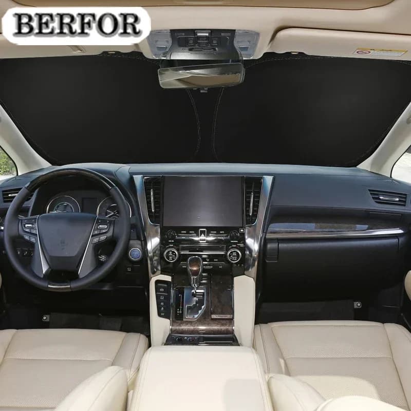 Parasole per Parabrezza Nano-Isolante per Toyota Alphard 30 AH30 Vellfire 2015-2023, Accessori Interni per Finestrino Anteriore