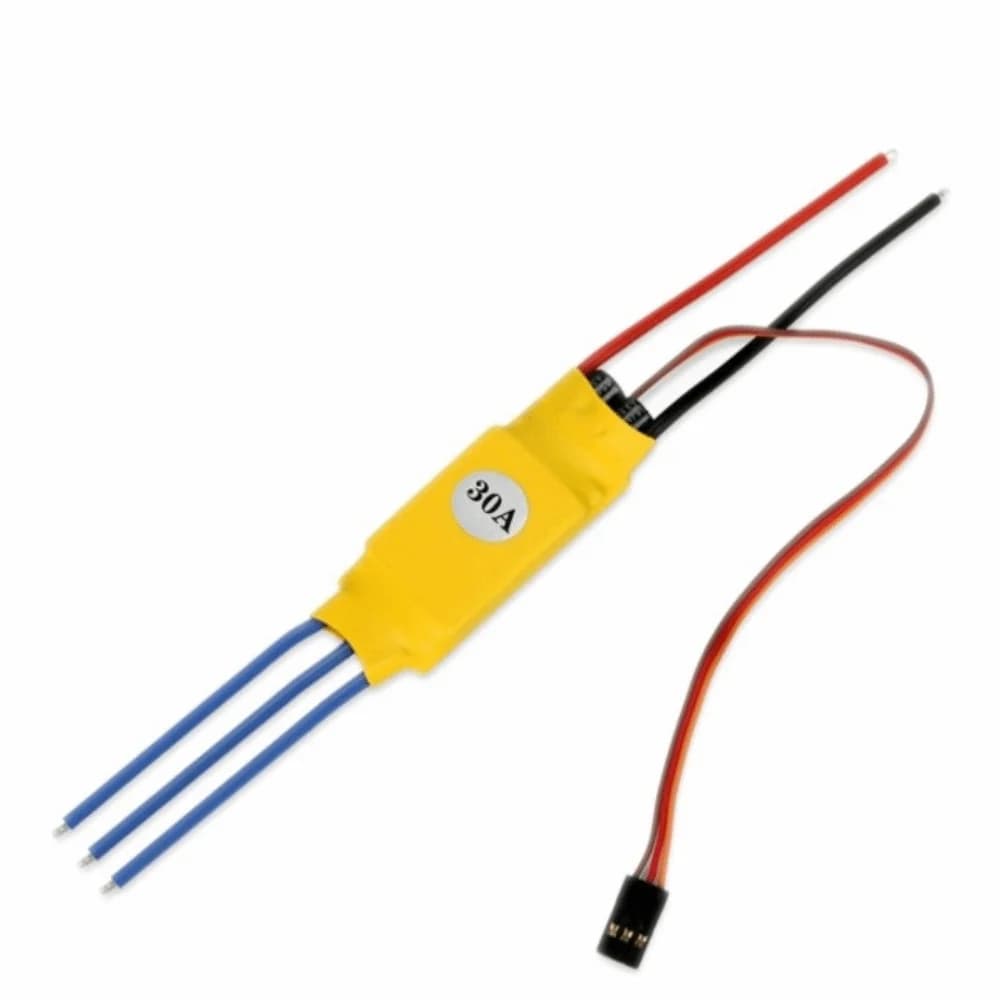 ESC Brushless HW30A 40A con Funzione BEC, Connettore T, Mini Quadcopter ESC Facile da Usare, Parti per Aeromodelli RC con Connettore Banana per FPV F450