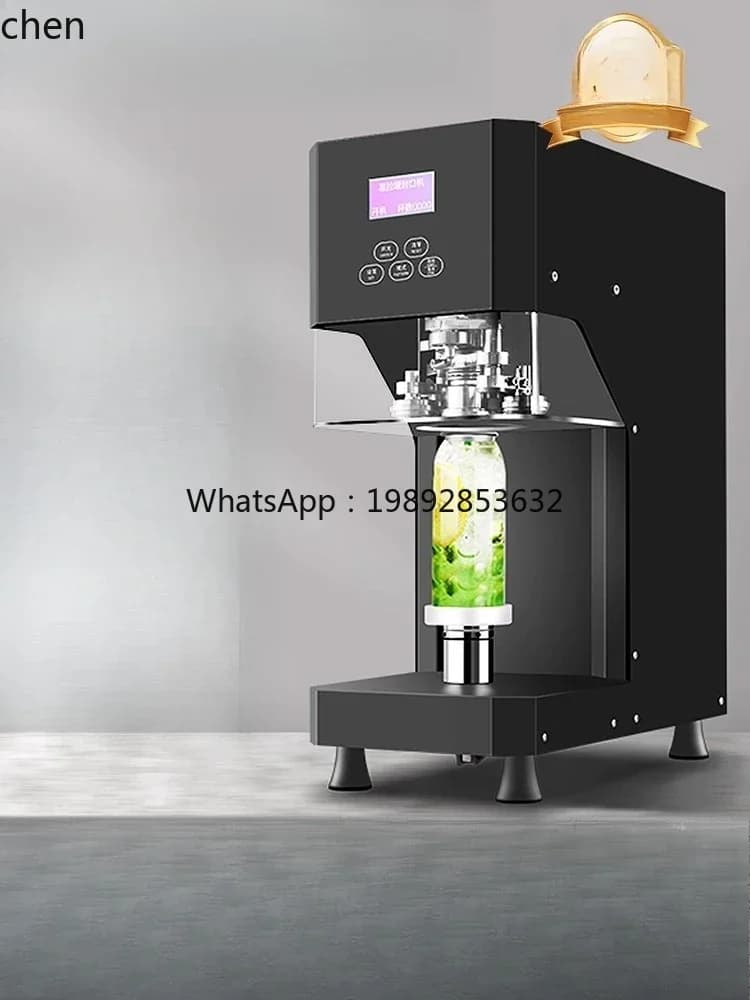 cc27 Can Sealing Machine for Milk Tea Shops, Intelligent Aluminum Lid Sealing Machine, Commercial Can Sealing Machine