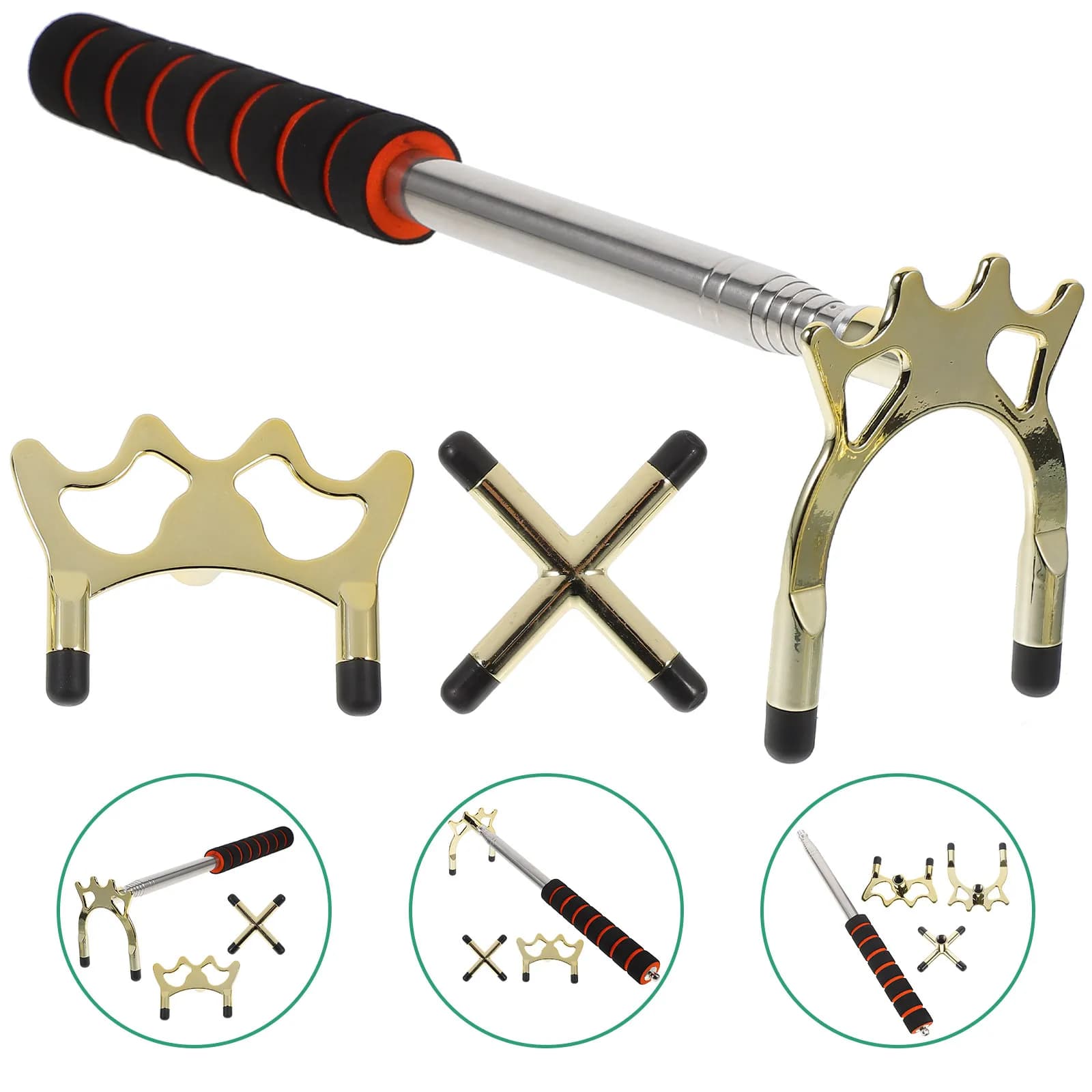 Set di Accessori per Biliardo in Metallo, Ponte per Stecca da Biliardo, Supporto per Stecca High Bridge per Tavolo da Snooker, Attrezzatura per Biliardo