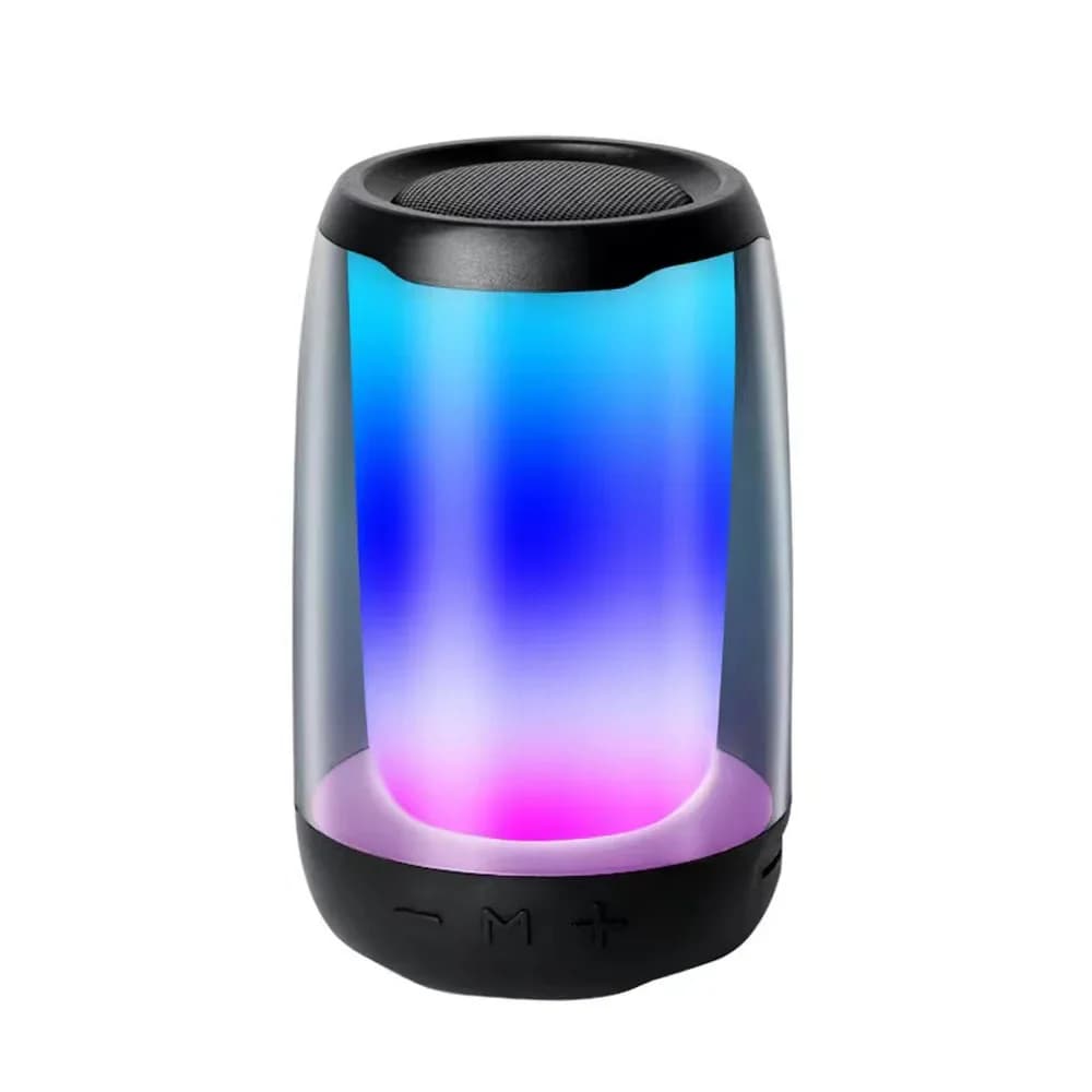 Luce notturna RGB Altoparlante Bluetooth senza fili Lampade d'atmosfera Altoparlanti doppi Bassi sovrappesi Supporto audio Dolby Scheda TF TWS