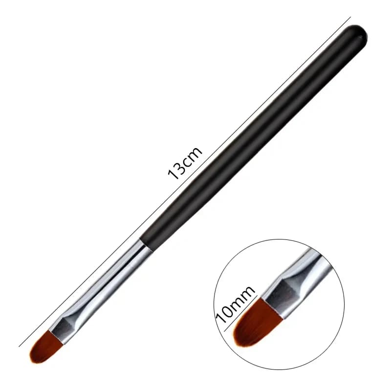 Set di Pennelli per Nail Art, Penna per Estensione e Pittura con Gel UV Acrilico, Accessori per Design Manicure Fai-da-Te