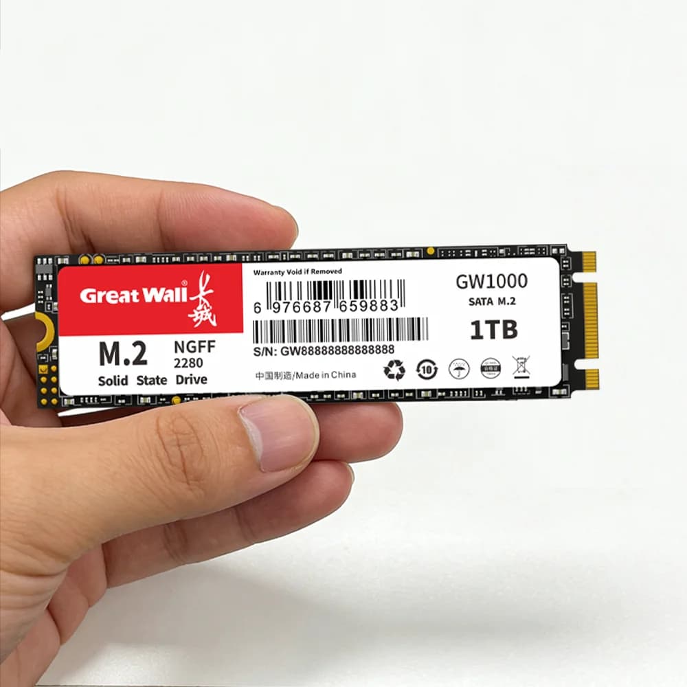 SSD NGFF Great Wall M2 128GB 256GB, SSD M.2 SATA 2280 1TB 512GB, Disco Rigido 2TB per Desktop e Laptop